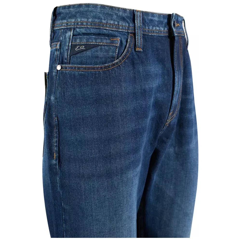 Yes Zee Blue Cotton Men's Jean Yes Zee