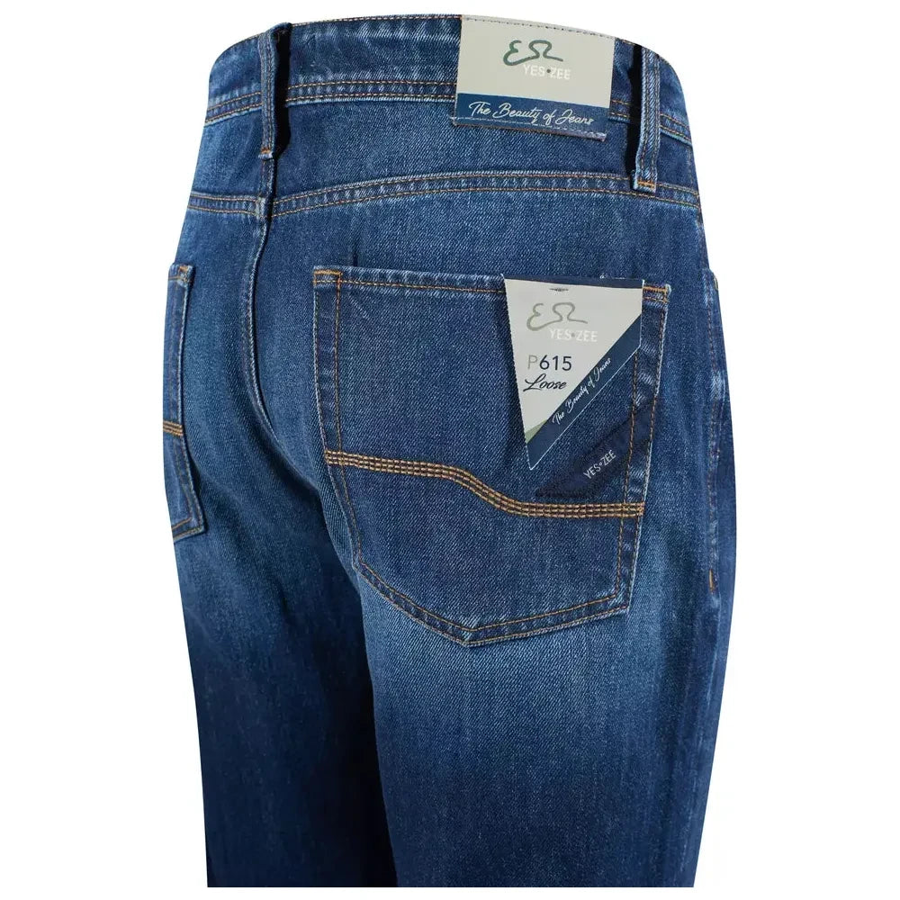 Yes Zee Blue Cotton Men's Jean Yes Zee