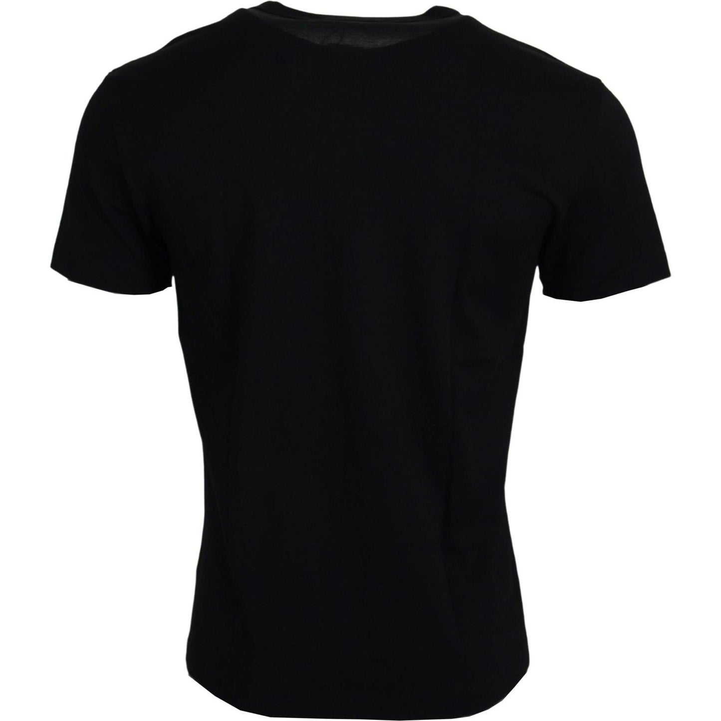 Dolce & Gabbana Chic Black Cotton Tee for the Modern Man Dolce & Gabbana