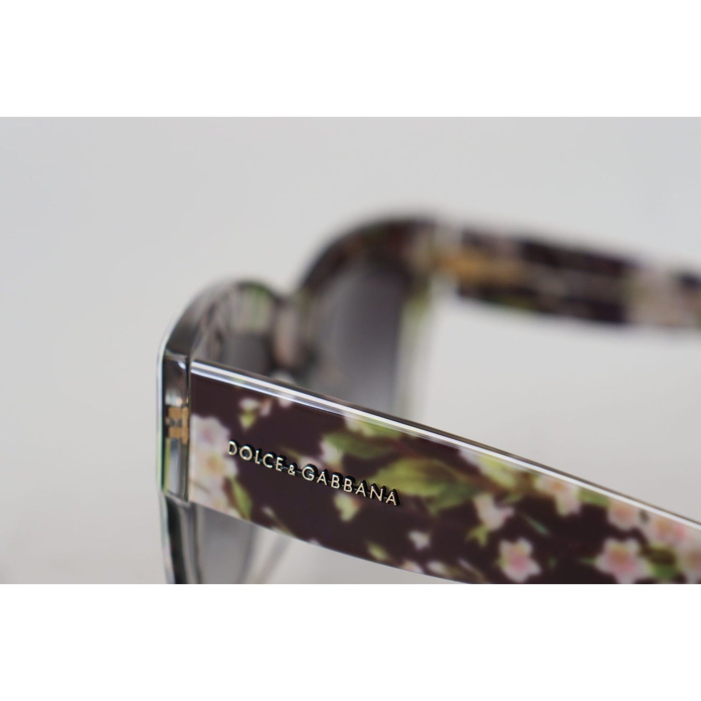 Dolce & Gabbana Elegant Black Multicolor Gradient Sunglasses Dolce & Gabbana