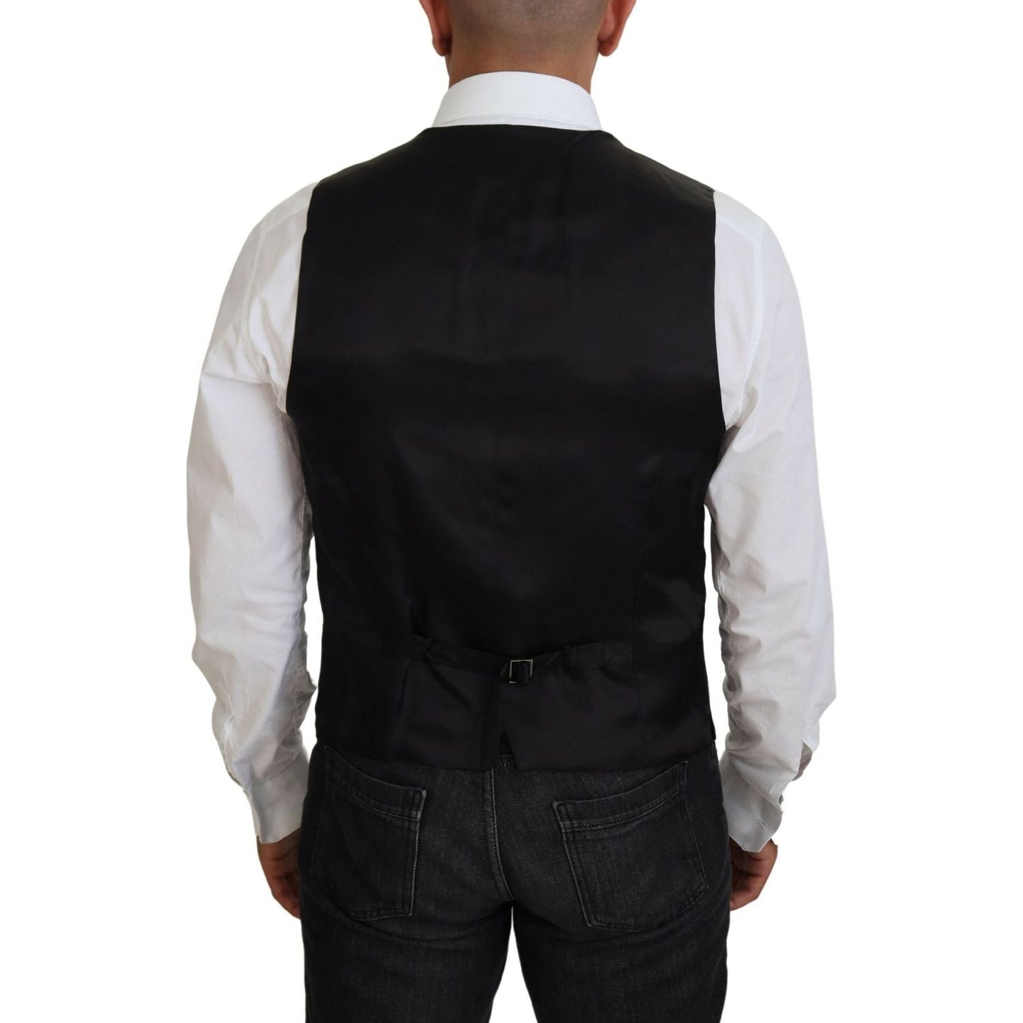 Dolce & Gabbana Elegant Single Breasted Formal Vest Dolce & Gabbana