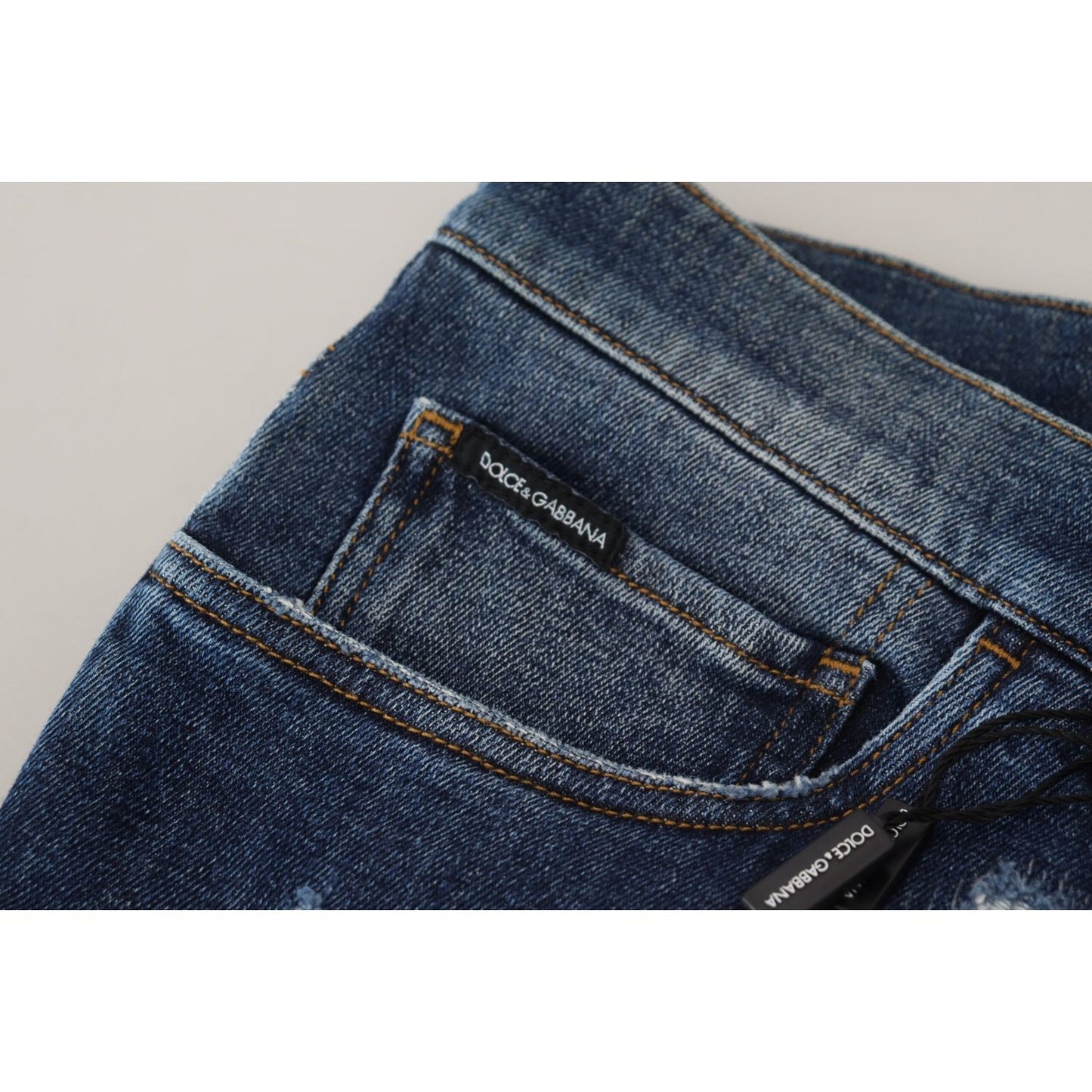 Dolce & Gabbana Elegant Skinny Blue Jeans Dolce & Gabbana