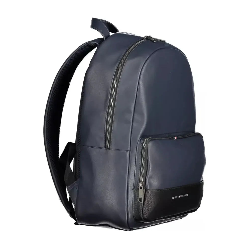 Tommy Hilfiger Blue Polyethylene Men Backpack Tommy Hilfiger