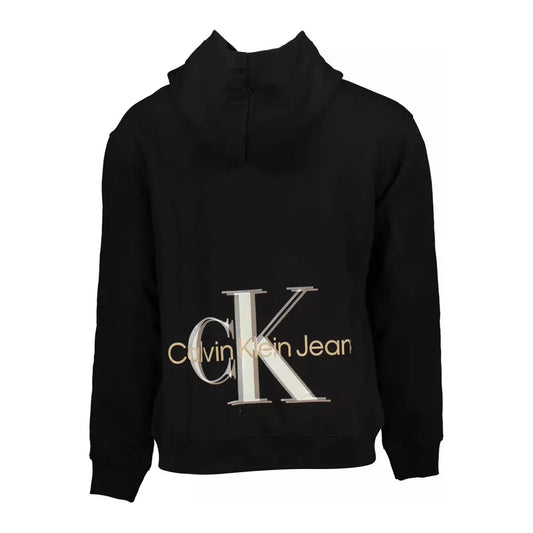 Calvin Klein Black Cotton Men Sweatshirt Calvin Klein