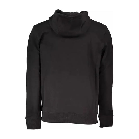 Tommy Hilfiger Black Cotton Men Sweater Tommy Hilfiger