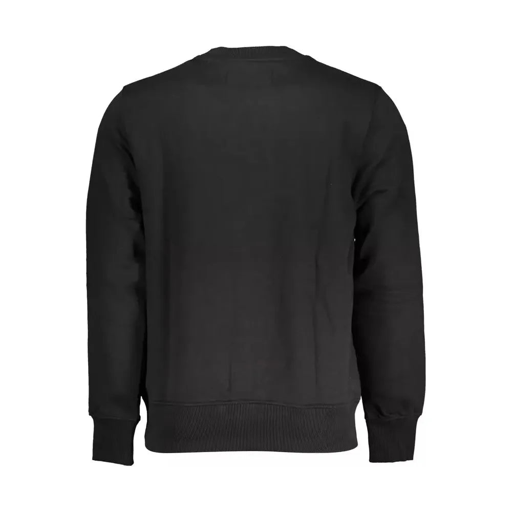 Calvin Klein Black Cotton Men Sweater Calvin Klein