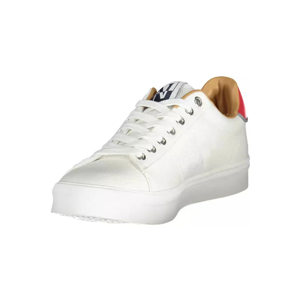 Napapijri White Polyester Mens Sneaker Napapijri