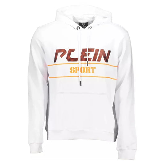 Plein Sport White Cotton Men Sweater Plein Sport