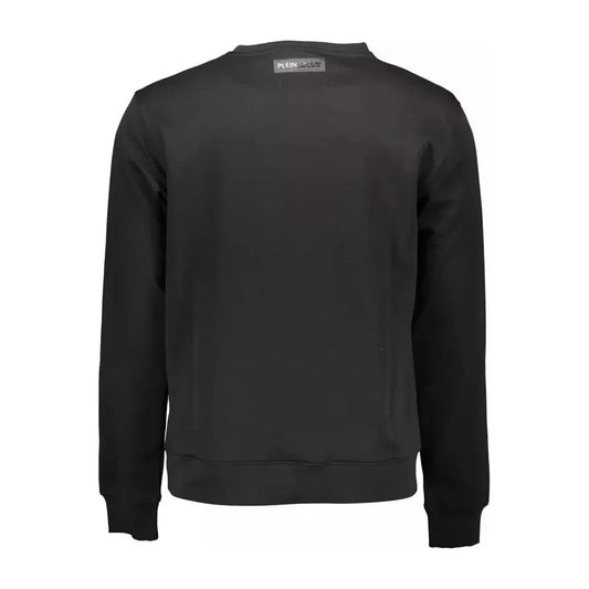 Plein Sport Black Cotton Men Sweater Plein Sport