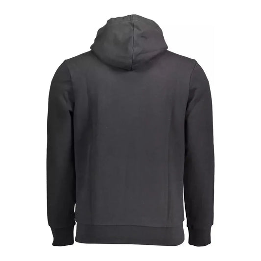 Napapijri Black Cotton Men Sweater Napapijri