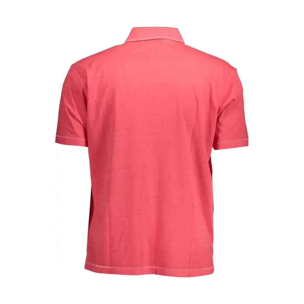 Gant Pink Cotton Men Polo Shirt Gant