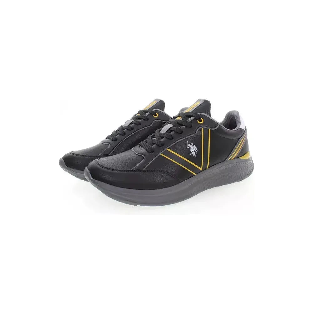 U.S. POLO ASSN. Black Polyester Men Sneaker U.S. POLO ASSN.