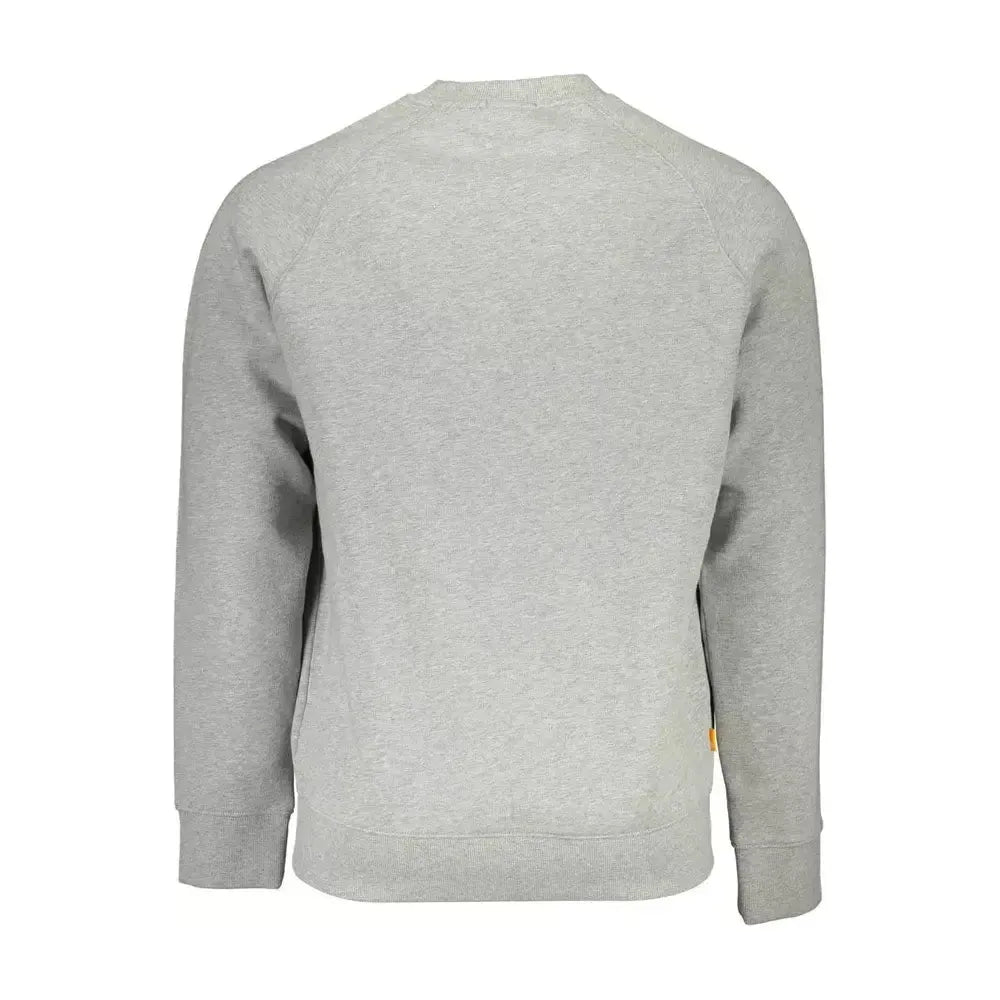 Timberland Gray Cotton Men Sweater Timberland