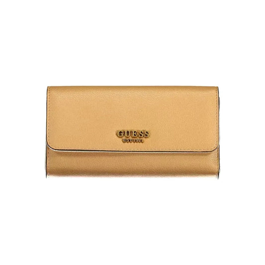 Guess Jeans Beige Polyethylene Women Wallet Guess Jeans