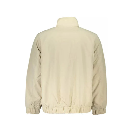 Tommy Hilfiger Beige Polyamide Men Jacket Tommy Hilfiger