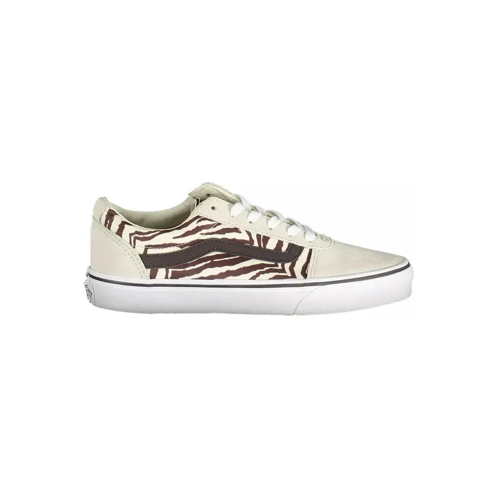 Vans Beige Leather Women Sneaker Vans