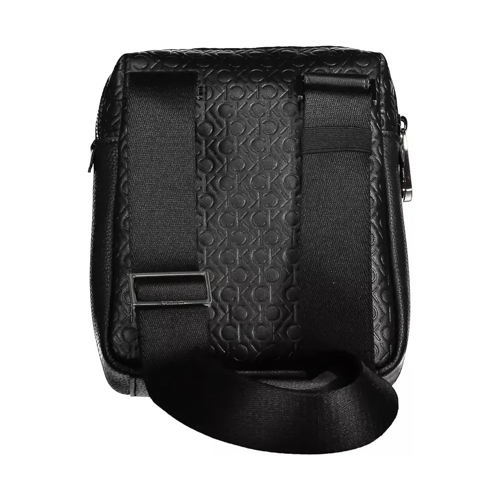 Calvin Klein Black Polyester Men Shoulder Bag Calvin Klein