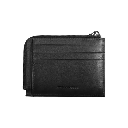 Piquadro Black Leather Men Wallet Piquadro