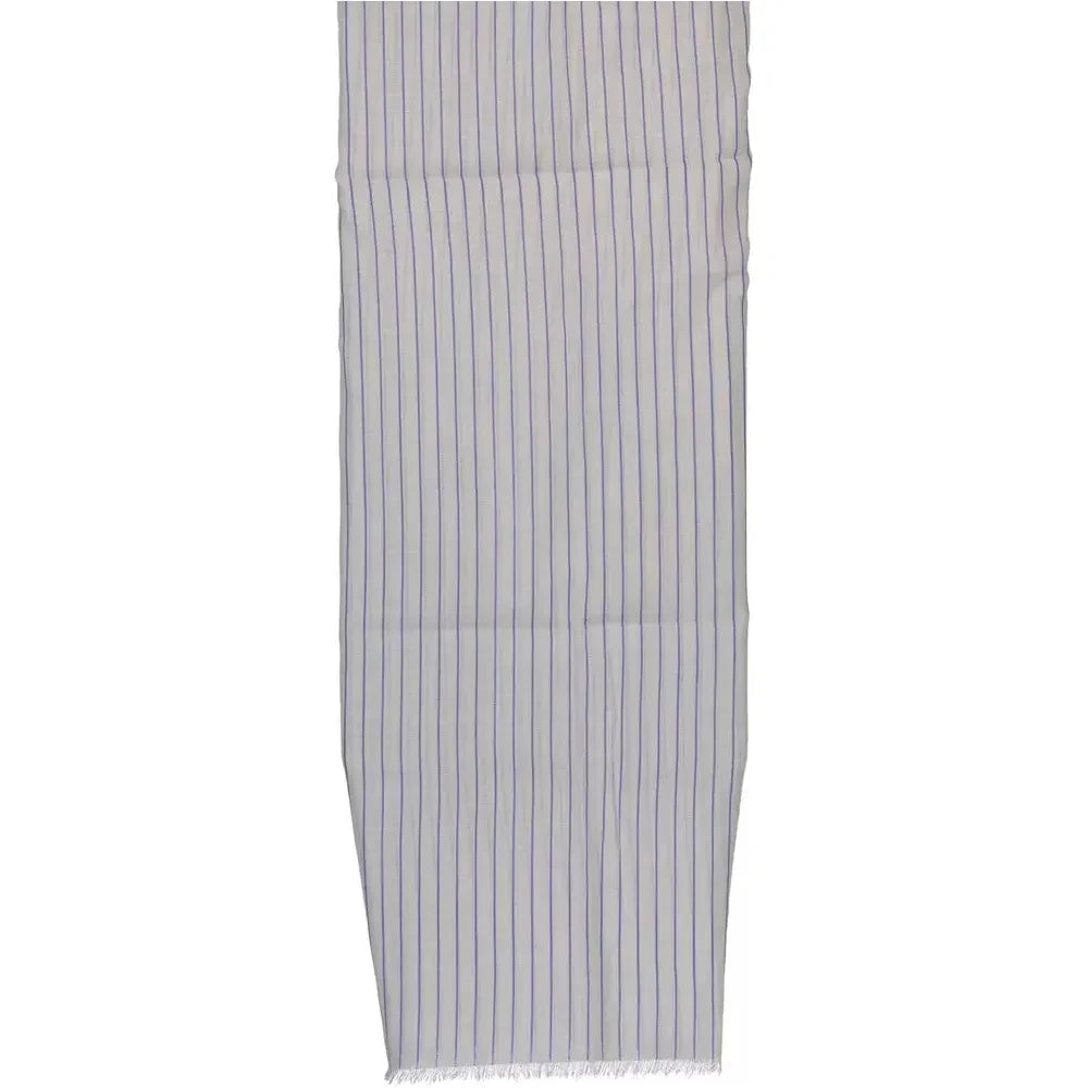 Gant White Cotton Men Scarf Gant