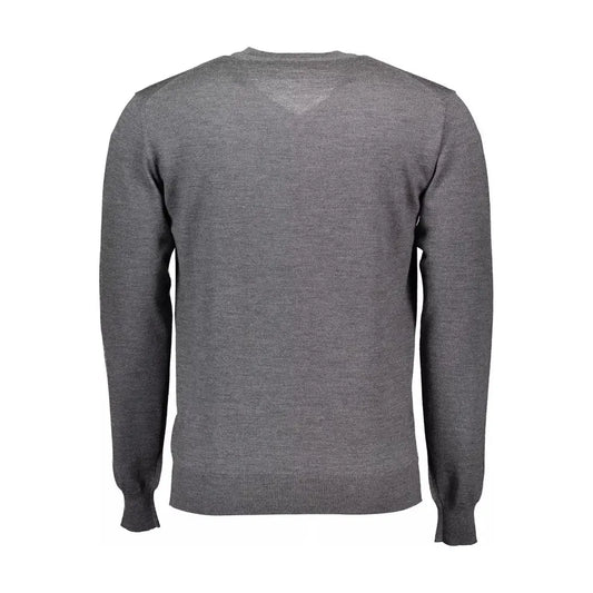 Harmont & Blaine Gray Wool Men Sweater Harmont & Blaine