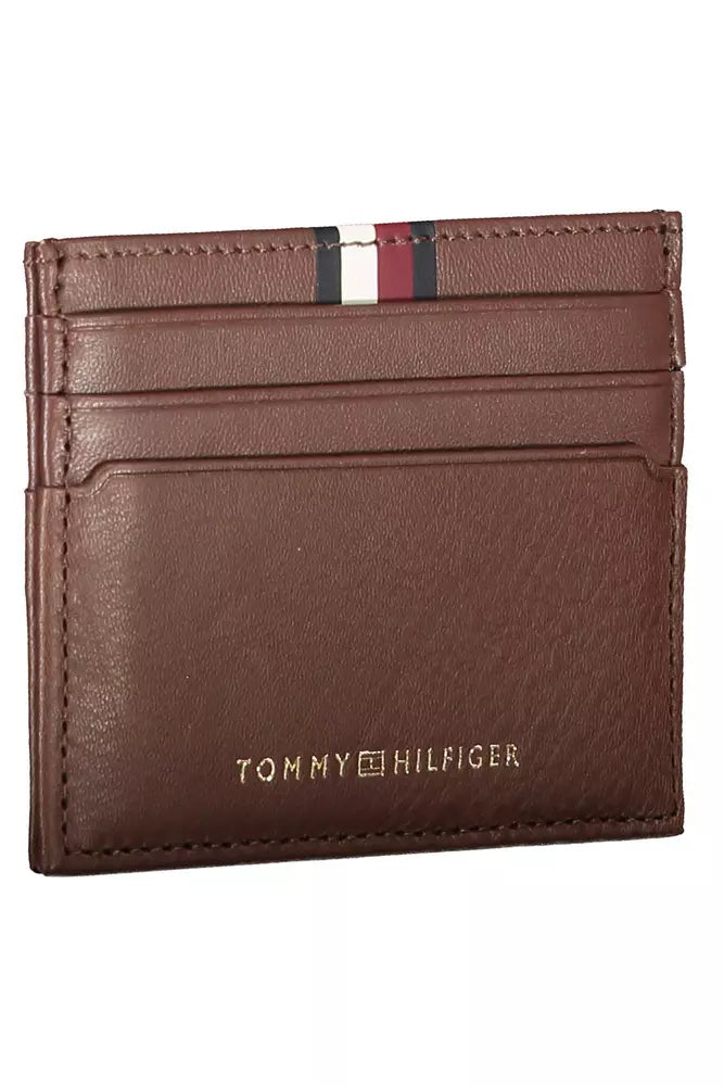 Tommy Hilfiger Brown Leather Men Wallet