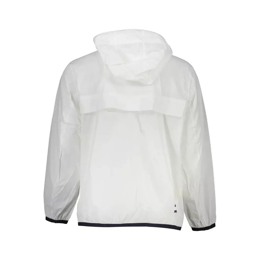 Tommy Hilfiger White Polyamide Men Jacket Tommy Hilfiger