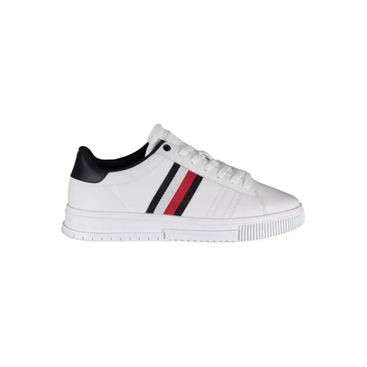 Tommy Hilfiger White Leather Mens Sneaker Tommy Hilfiger