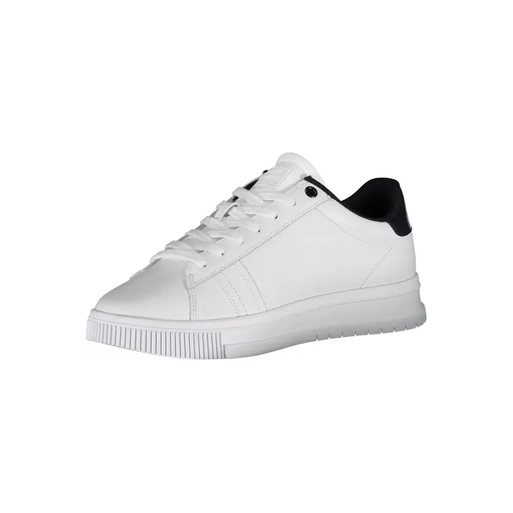 Tommy Hilfiger White Leather Mens Sneaker Tommy Hilfiger