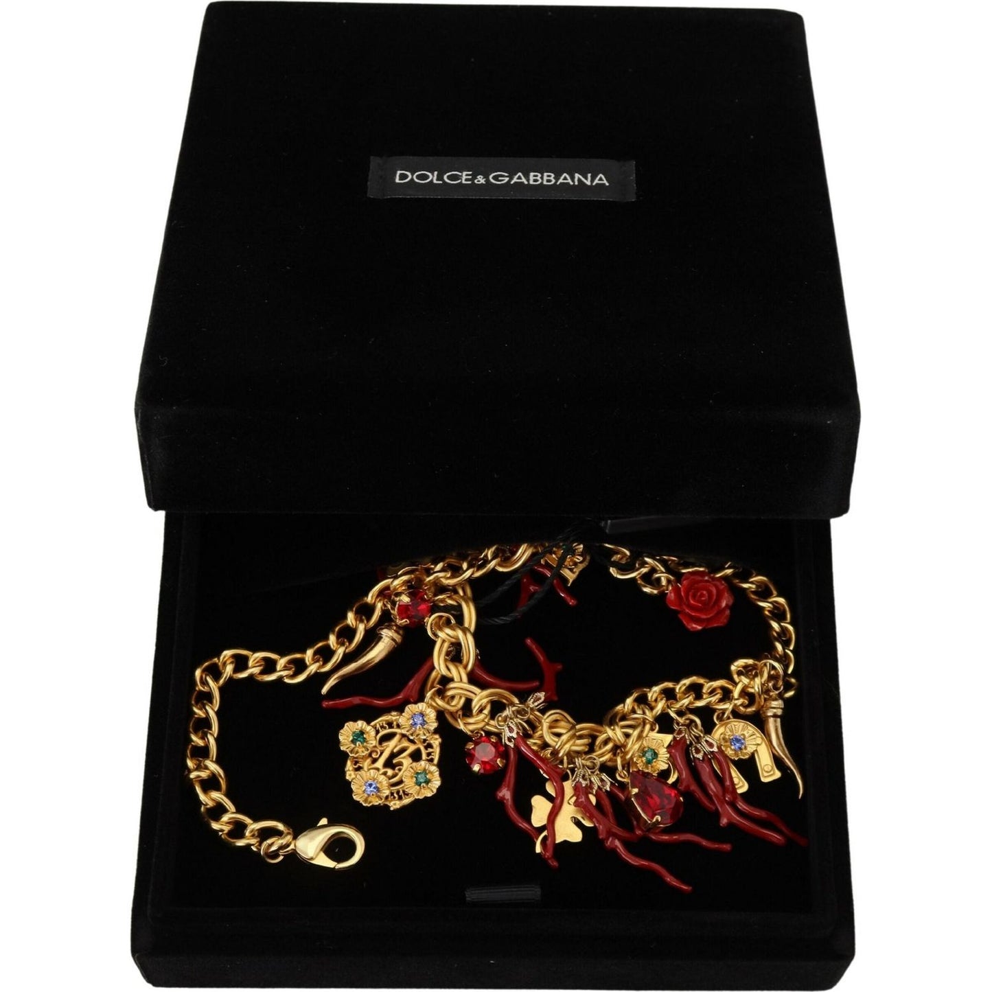 Dolce & Gabbana Opulent Multicolor Crystal Statement Necklace Necklace Dolce & Gabbana