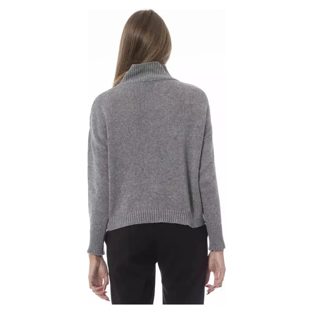 Baldinini Trend Gray Viscose Women Sweater Baldinini Trend