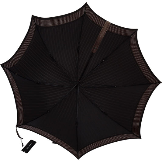 Dolce & Gabbana Elegant Striped Classic Umbrella Dolce & Gabbana