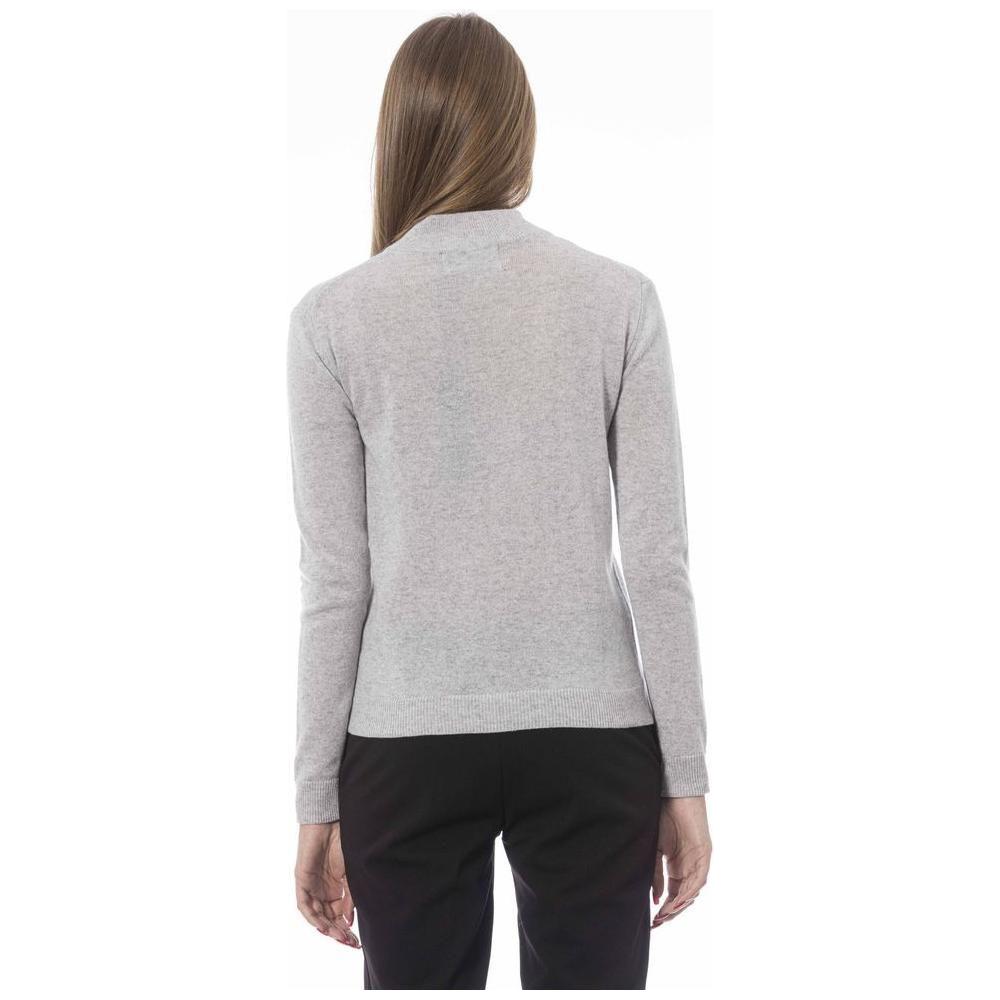 Baldinini Trend Gray Cashmere Women Sweater Baldinini Trend