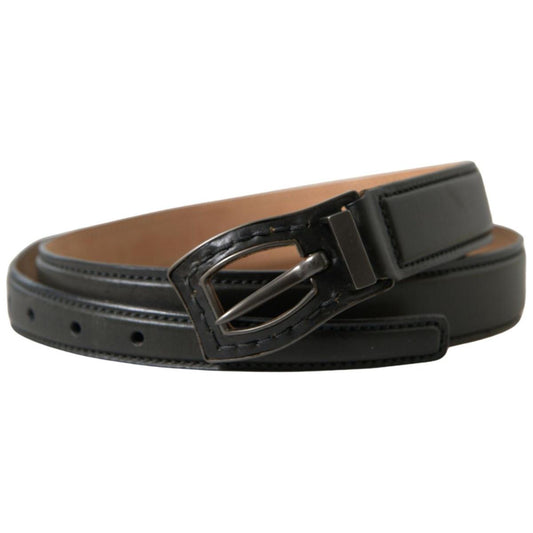 Ermanno Scervino Exquisite Italian Leather Belt with Metal Buckle Ermanno Scervino