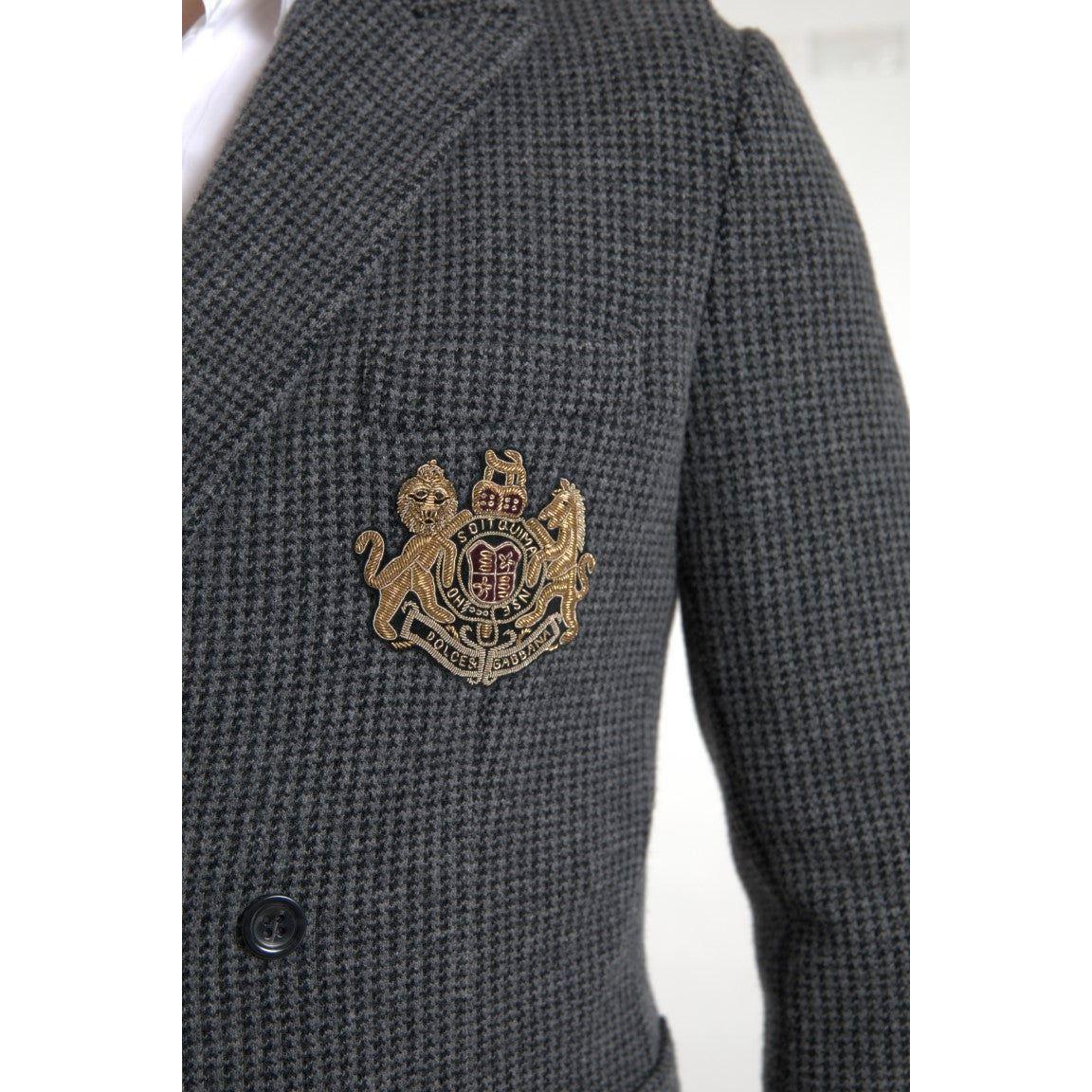 Dolce & Gabbana Elegant Slim Fit Cashmere Blazer Dolce & Gabbana