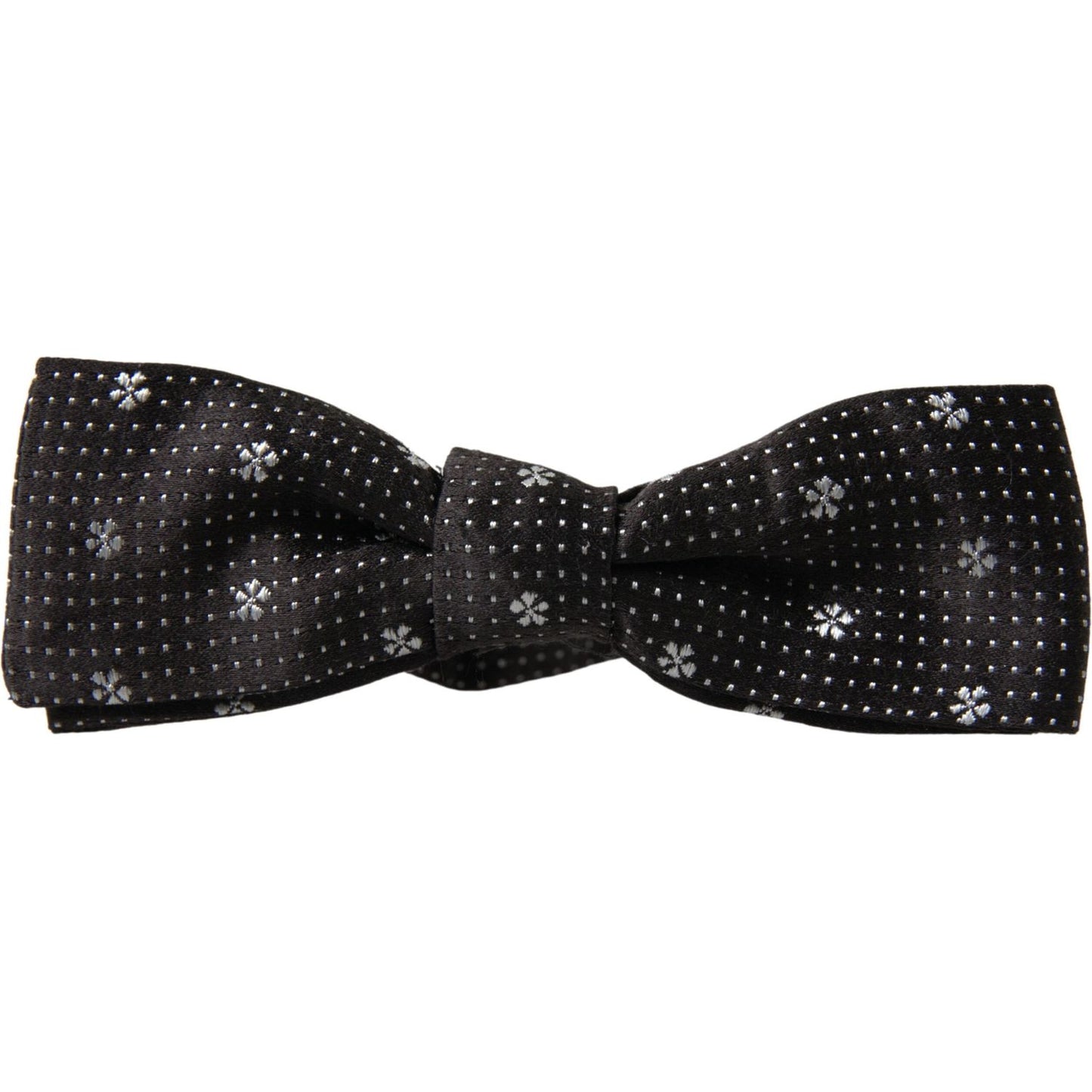 Dolce & Gabbana Elegant Black Silk Bow Tie Dolce & Gabbana