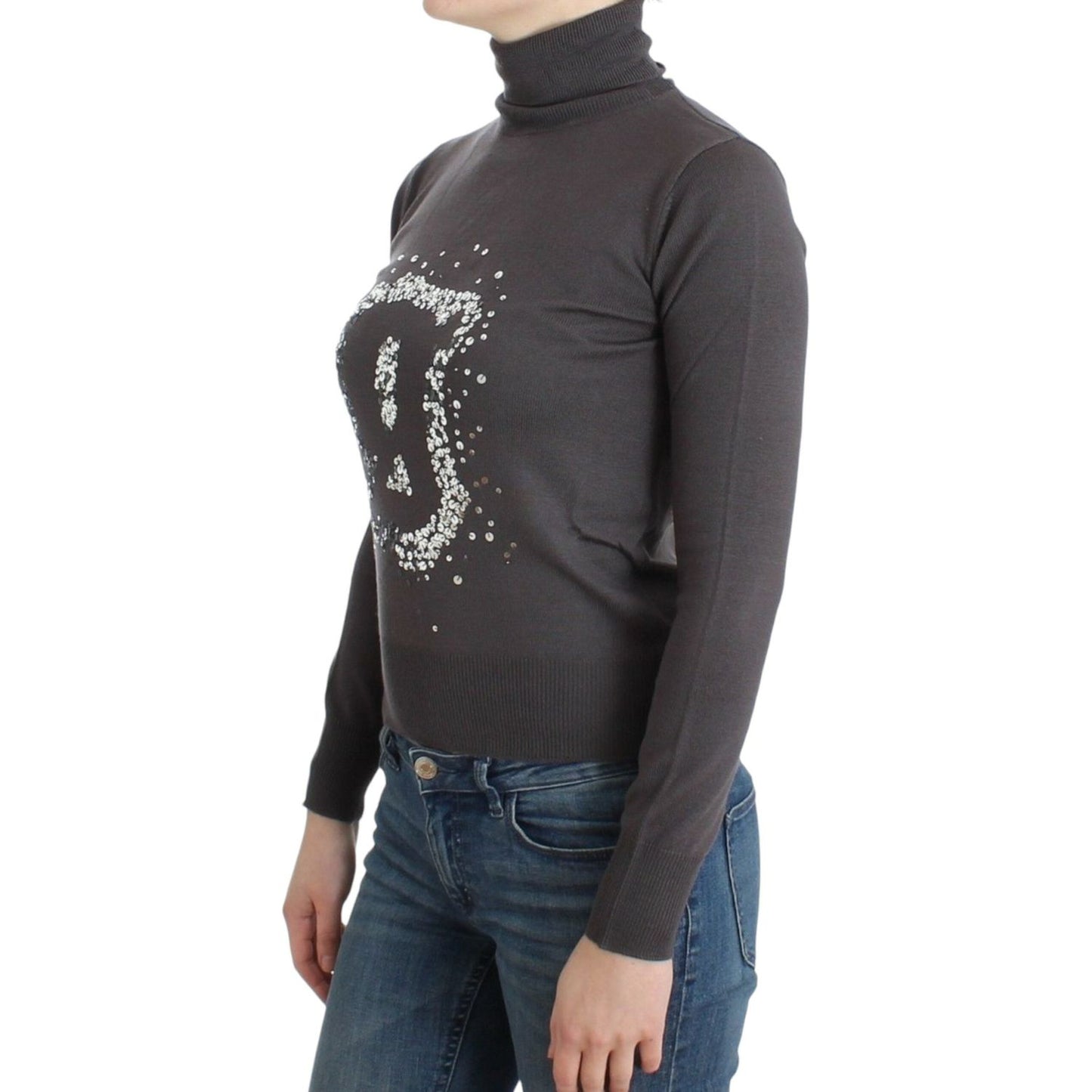 John Galliano Elegant Virgin Wool Turtleneck Sweater John Galliano