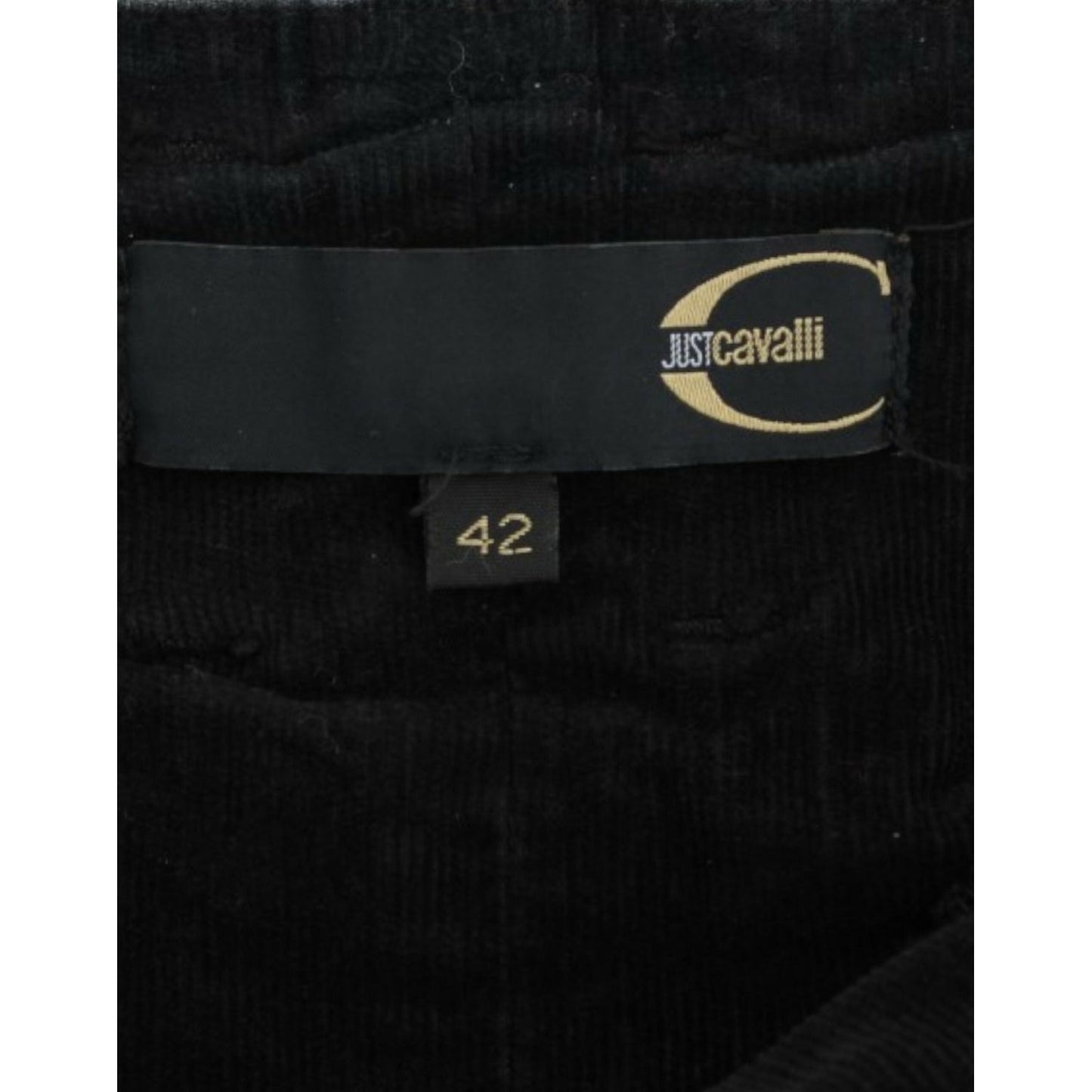 Cavalli Elegant Black Pencil Skirt for Sophisticated Style Cavalli