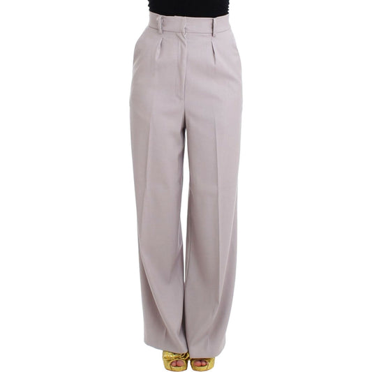 Cavalli Gray high waist pants Cavalli