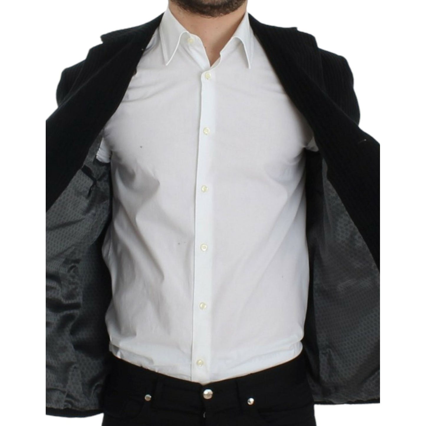 Dolce & Gabbana Elegant Black Martini Blazer Jacket Dolce & Gabbana