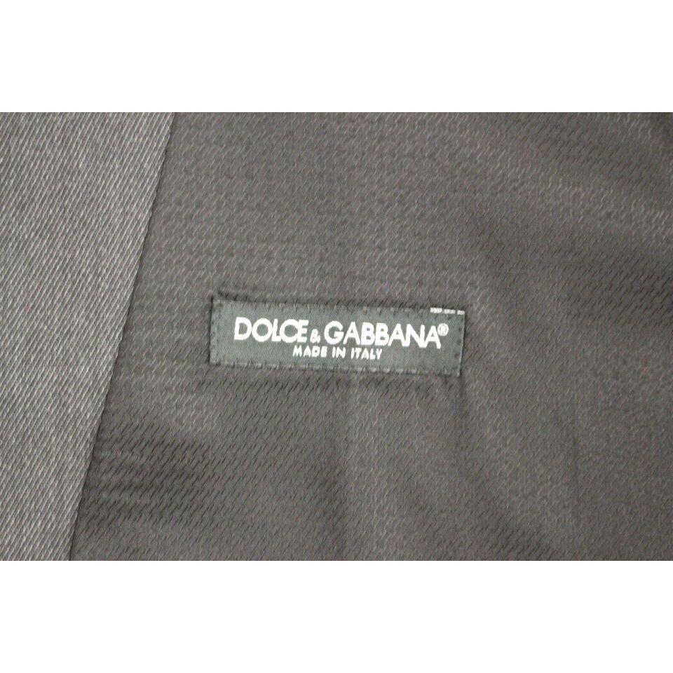 Dolce & Gabbana Elegant Gray Wool Formal Vest Dolce & Gabbana