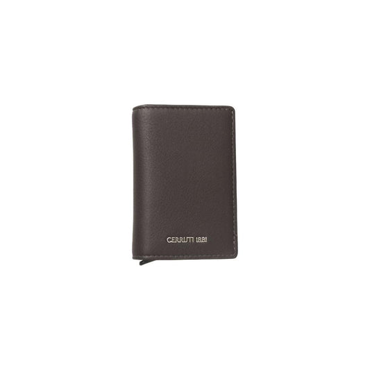 Cerruti 1881 Brown Calfskin Men Wallet