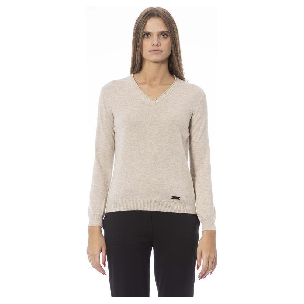 Baldinini Trend Beige Polyamide Women Sweater Baldinini Trend