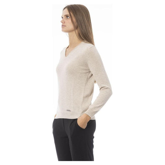 Baldinini Trend Beige Polyamide Women Sweater Baldinini Trend