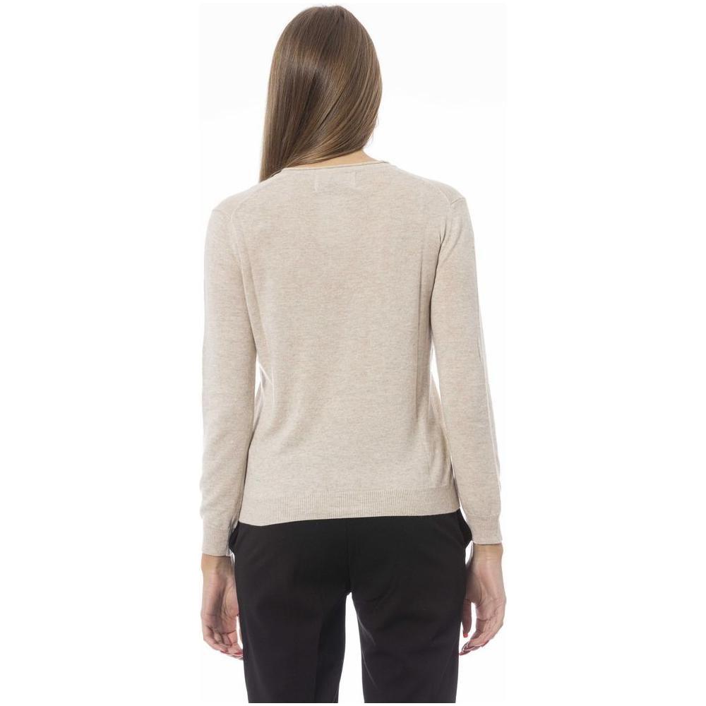 Baldinini Trend Beige Polyamide Women Sweater Baldinini Trend