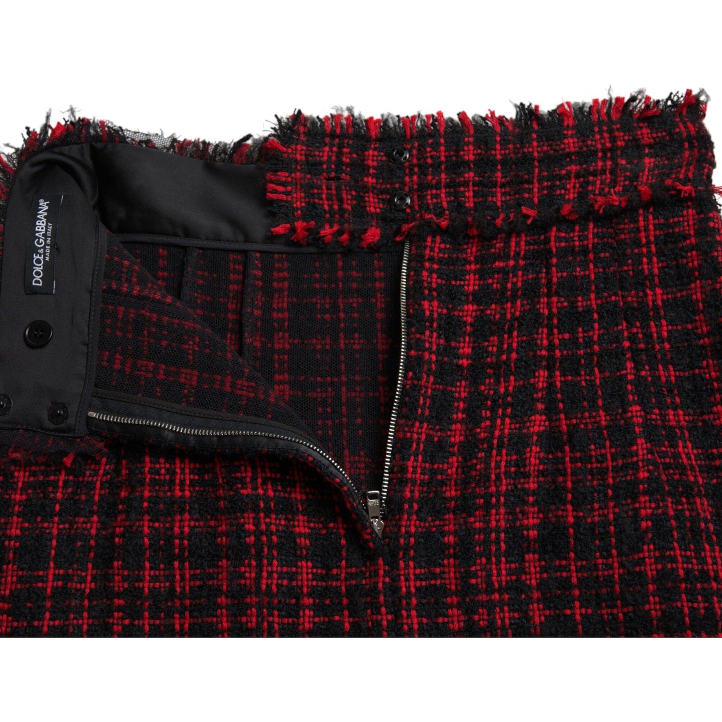 Dolce & Gabbana Tantalizing Tartan High-Waist Mini Skirt Dolce & Gabbana