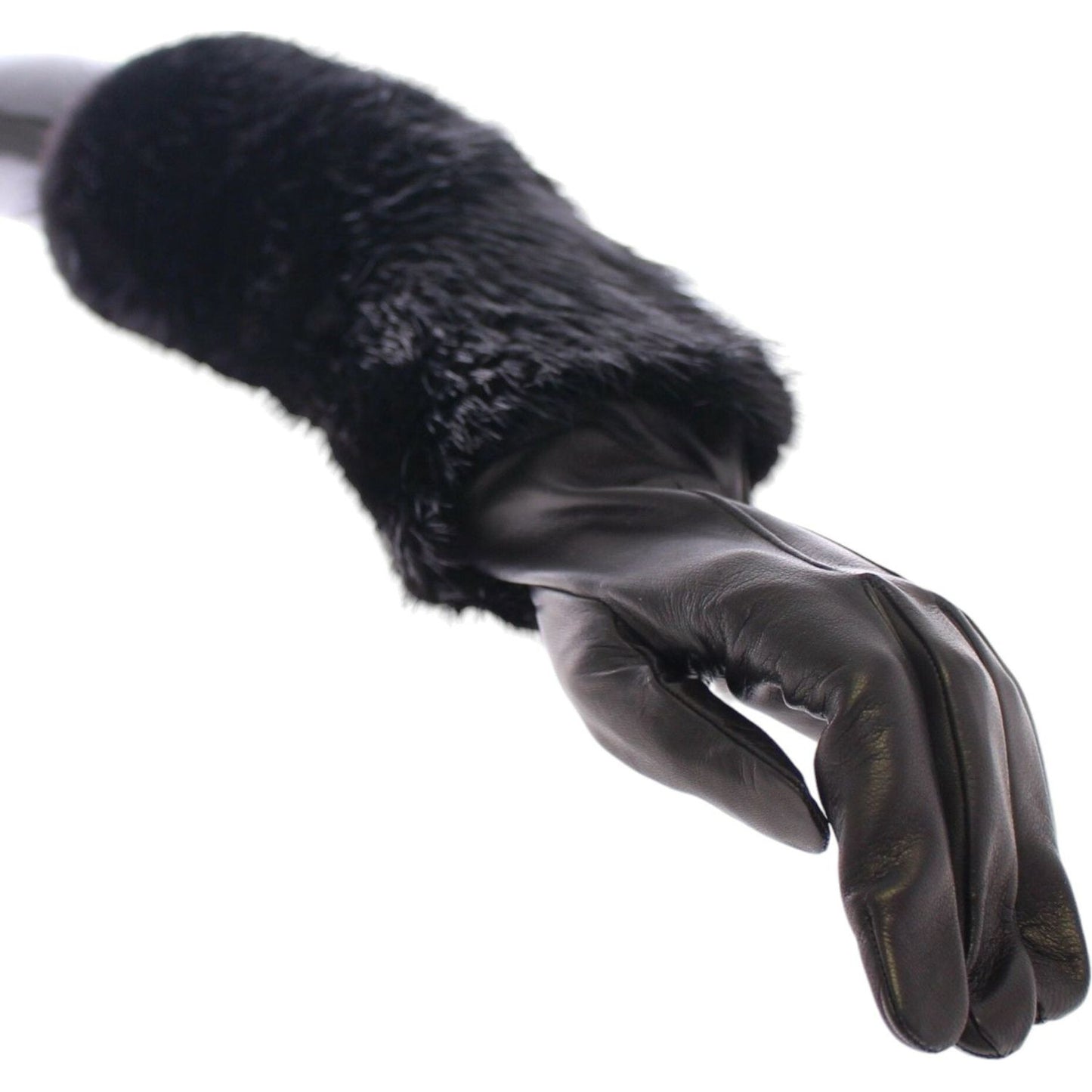 Dolce & Gabbana Elegant Elbow Length Leather Gloves Dolce & Gabbana