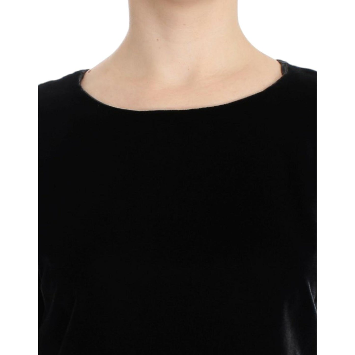 Dolce & Gabbana Enchanting Velvet Short Sleeve Top Dolce & Gabbana