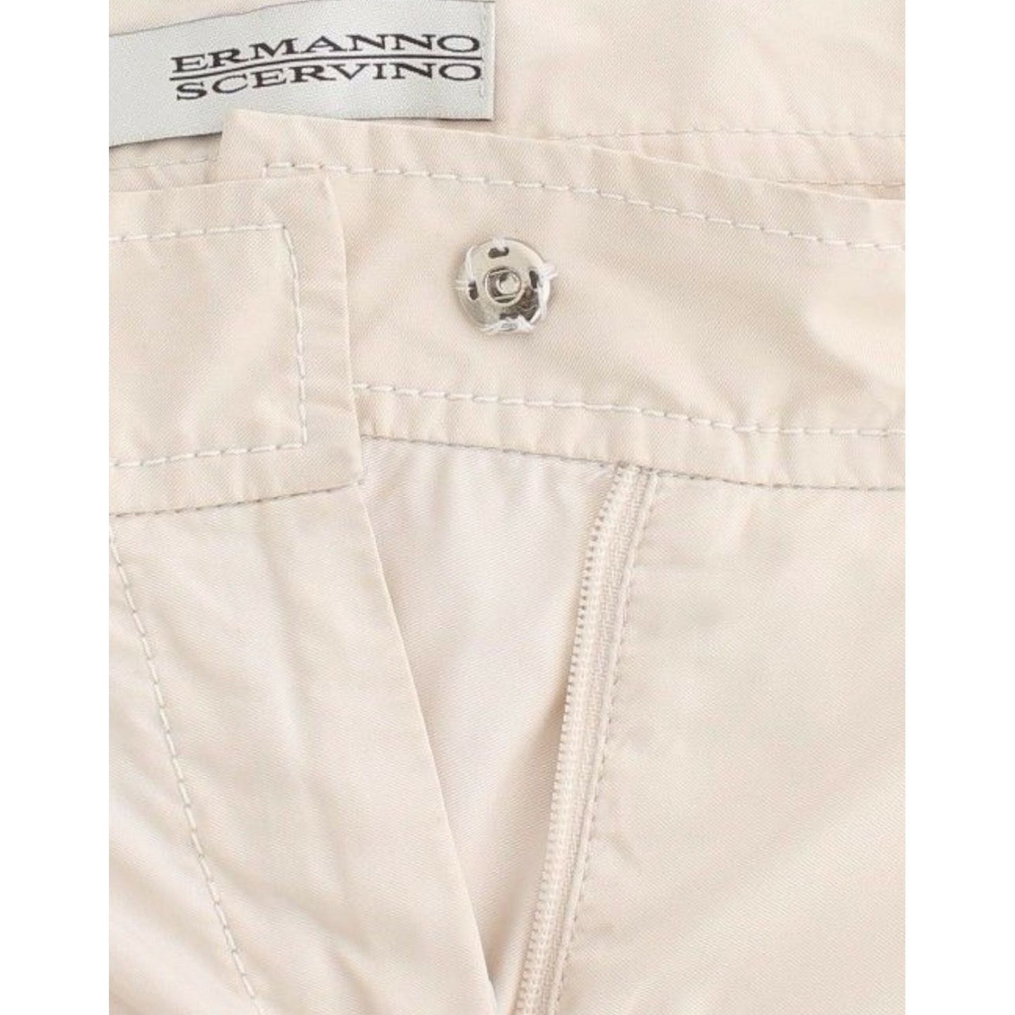 Ermanno Scervino Chic Beige Chino Pants - Elegance Redefined Jeans & Pants Ermanno Scervino