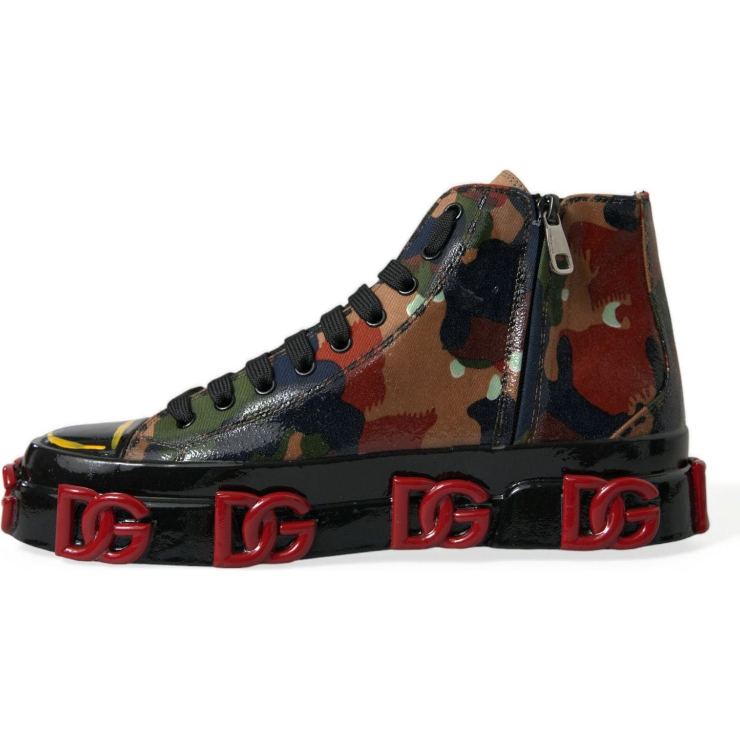 Dolce & Gabbana Chic Multicolor High-Top Sneakers Dolce & Gabbana