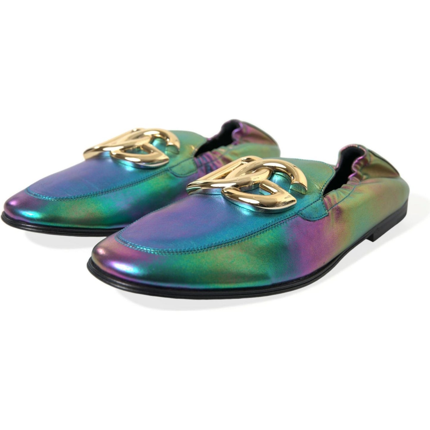 Dolce & Gabbana Elegant Iridescent Loafers for Gents Dolce & Gabbana